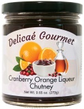 Cranberry Orange Liqueur Chutney "Gluten-Free"