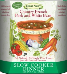 Country French Pork and White Beans Slow Cooker Dinner