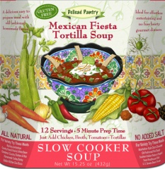 Mexican Fiesta Tortilla Slow Cooker Soup