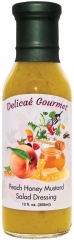 Peach Honey Mustard Salad Dressing