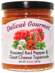 Roasted Red Pepper and Goat Cheese Tapenade
