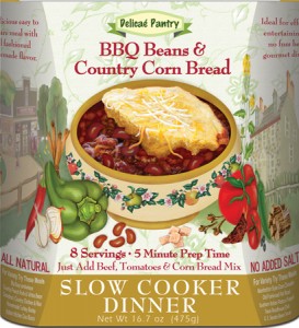 BBQ Beans & Country Corn Bread Slow Cooker Dinner