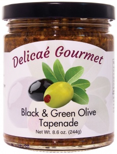 Black and Green Olive Tapenade "Gluten-Free"