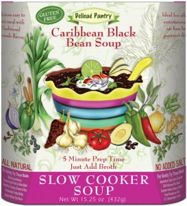Caribbean Black Bean Slow Cooker Soup