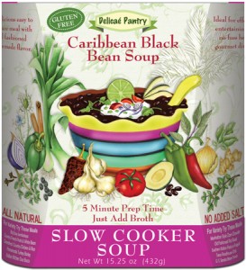 Caribbean Black Bean Slow Cooker Soup "Gluten-Free"