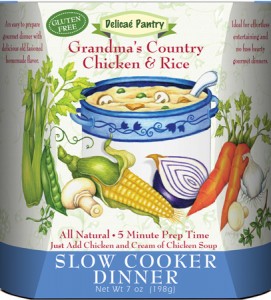 Grandma's Country Chicken and Rice Slow Cooker Dinner "Gluten-Free"