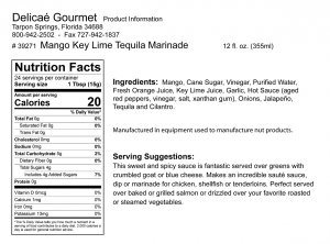 Mango Key Lime Tequila Marinade "Gluten-Free"