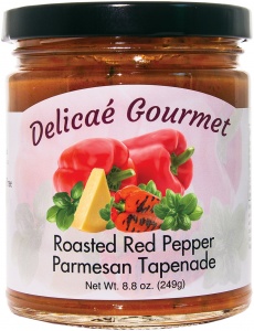 Roasted Red Pepper Parmesan Tapenade "Gluten-Free"