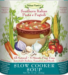Southern Italian Pasta e Fagioli Slow Cooker Soup