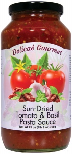 Sun-Dried Tomato & Basil Pasta Sauce "Gluten-Free"