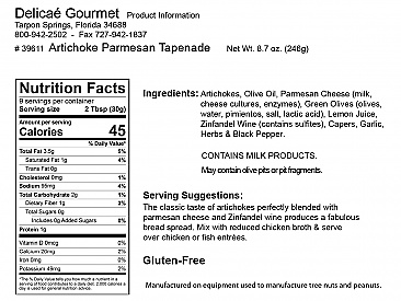 Artichoke Parmesan Tapenade