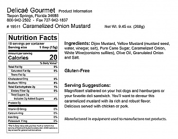 Caramelized Onion Mustard
