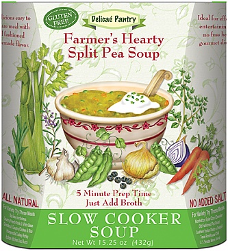 Farmer's Hearty Split Pea Slow Cooker Soup