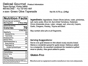 Green Olive Tapenade