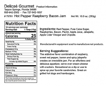 Hot Pepper Raspberry Bacon Jam