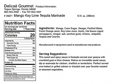 Mango Key Lime Tequila Marinade
