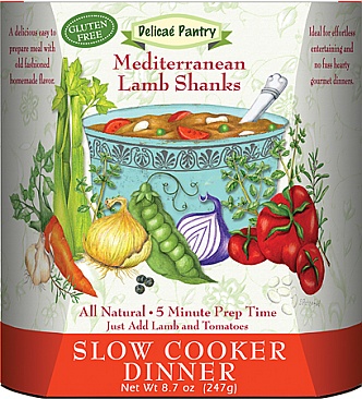 Mediterranean Lamb Shanks Slow Cooker Dinner
