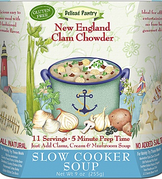 New England Clam Chowder Slow Cooker Soup
