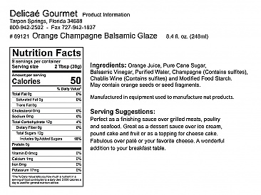 Orange Champagne Balsamic Glaze