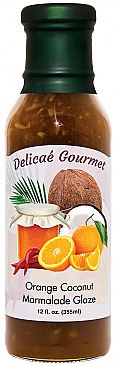 Orange Marmalade Coconut Glaze