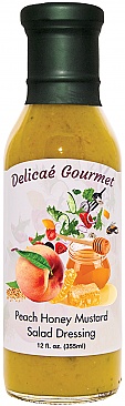 Peach Honey Mustard Salad Dressing