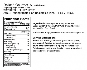 Pomegranate Port Balsamic Glaze