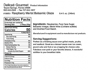 Raspberry Merlot Balsamic Glaze
