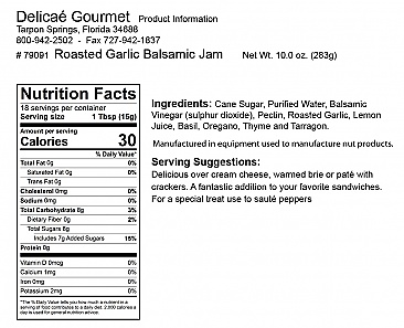Roasted Garlic Balsamic Jam
