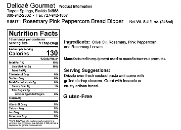 Rosemary Pink Peppercorn Bread Dipper