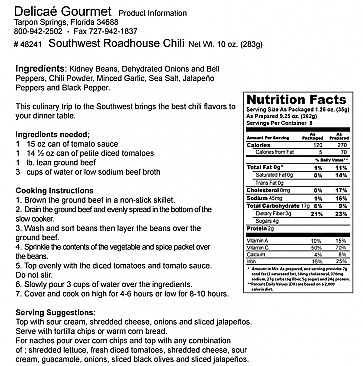 Southwest Roadhouse Chili Slow Cooker Dinner