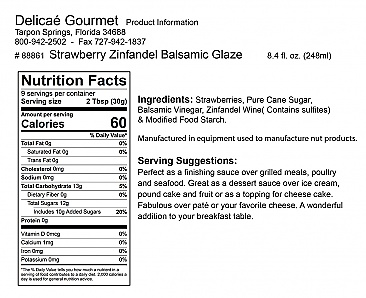 Strawberry Zinfandel Balsamic Glaze
