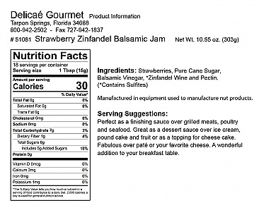 Strawberry Zinfandel Balsamic Jam