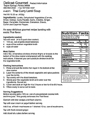 Thai Curry Lentil Soup
