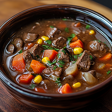 Grandpa's Favorite Beef Barley Slow Cooker Soup