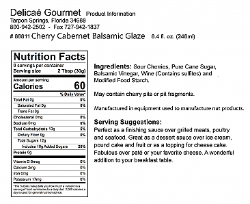 Cherry Cabernet Balsamic Glaze