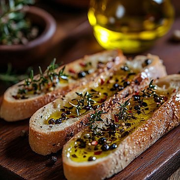 Rosemary Pink Peppercorn Bread Dipper