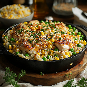 Grandma's Country Chicken and Rice Slow Cooker Dinner