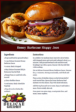 Honey Barbecue Sauce