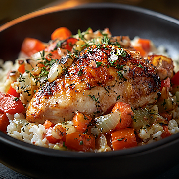 Italian Farm Style Chicken Slow Cooker Dinner