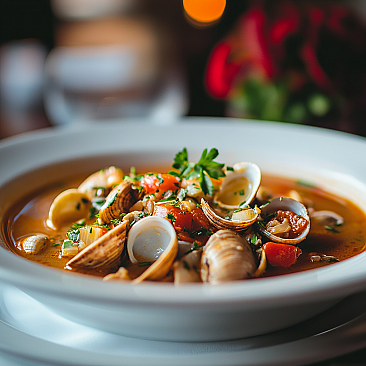 Manhattan Style Clam Chowder Slow Cooker Soup