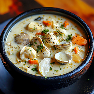 New England Clam Chowder Slow Cooker Soup