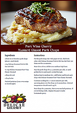 Port Wine Cherry Mustard