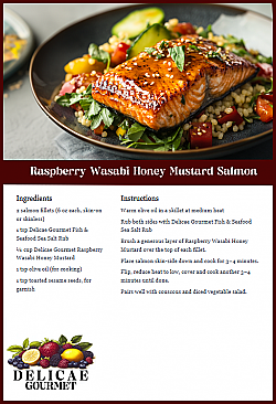 Raspberry Wasabi Honey Mustard